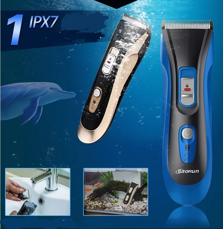 IPX7 моющаяся электрическая машинка для стрижки волос, триммер с керамическим лезвием, резак для парикмахерской, точная отделка, Парикмахерская Машинка для стрижки