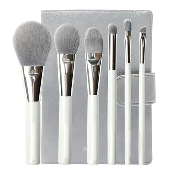 

6pcs makeup brush set Bamboo charcoal fiber high-grade brush Colour makeup set professional tools portable cosmetic set CT026