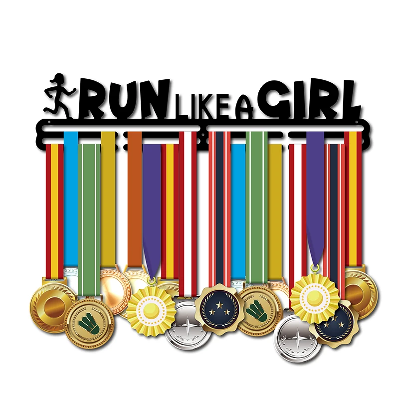 Медаль держатель для девочки Спорт вешалка для медалей s дисплей стойка 32~ 45 медалей бег вешалка для медалей