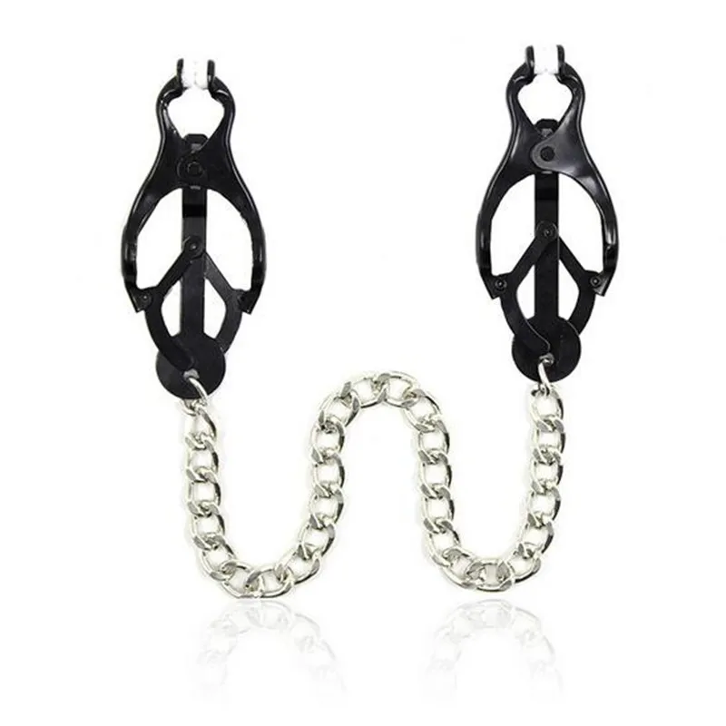 2-Adult-Games-Sexy-Metal-Sexy-Breast-Nipple-Clamps-Small-Bell-Flirt-BDSM-Role-play-Sex-Products