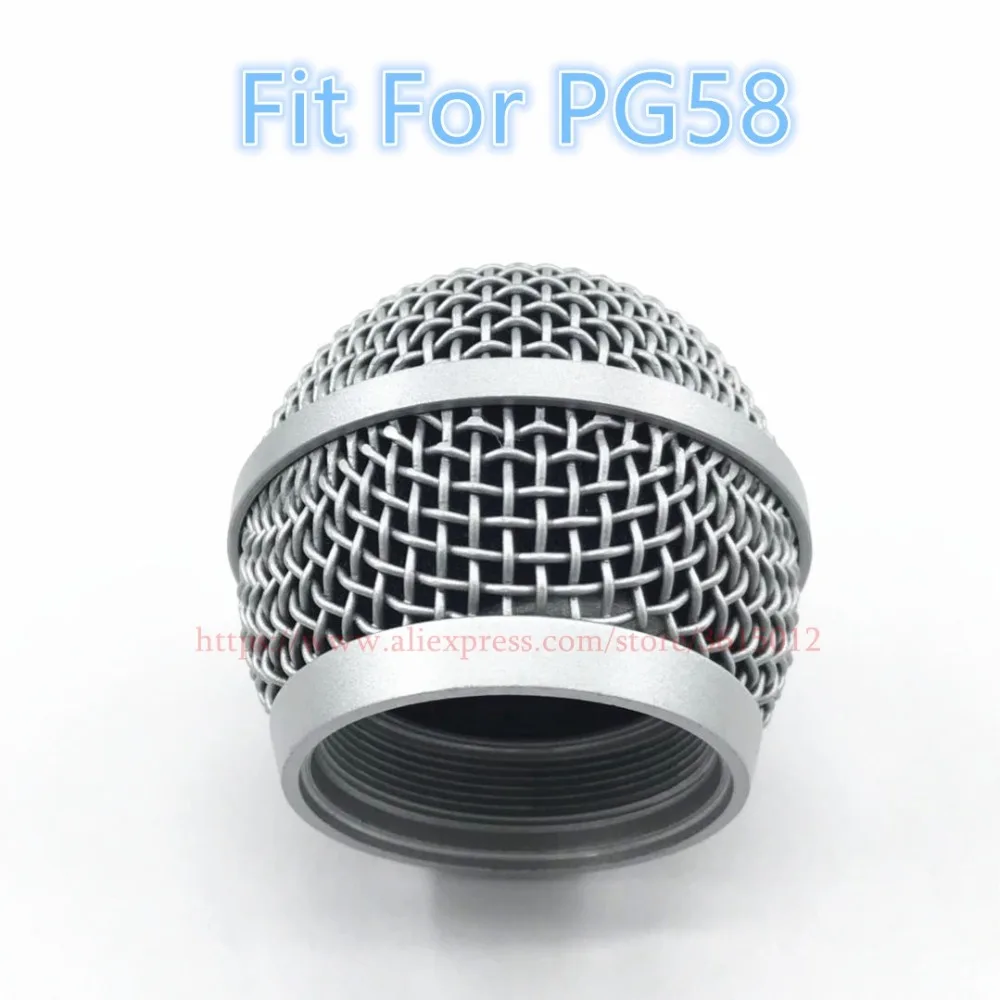 Высокое качество Профессиональная Замена микрофонная решетка шаровая Головка сетка подходит для shure PG48 PG58
