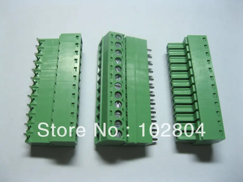 

4 Pcs Per Lot 15EDCK-15EDCR-3.5 Screw Terminal Block Connector 3.5mm Angle 12 pin Green Pluggable Type HIGH Quality HOT Sale