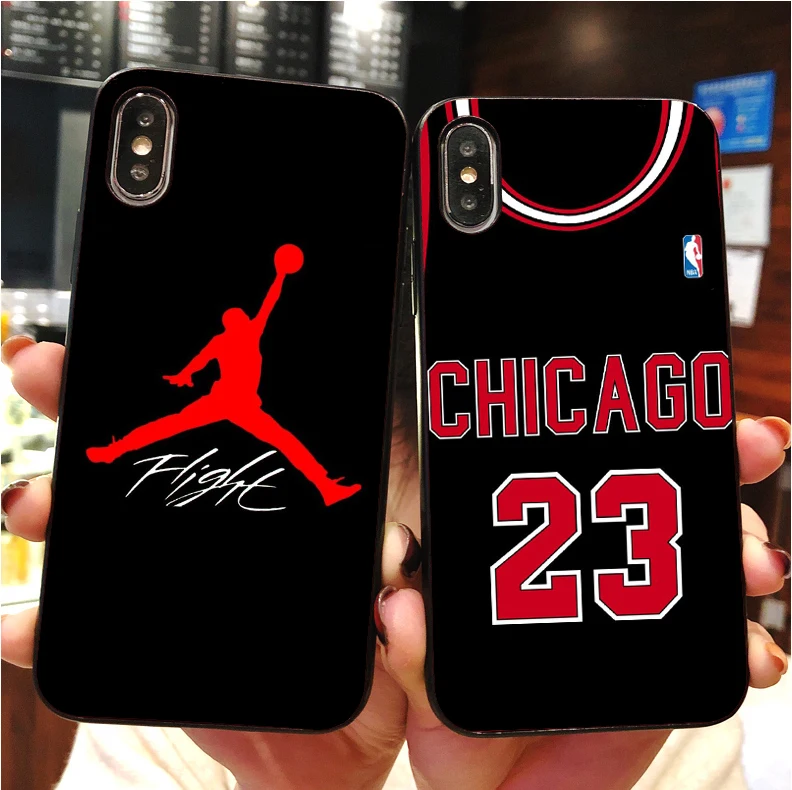 

Basketball star Jordan soft silicone TPU phone cover case for iPhone MAX XR XS X10 5 5S 5SE 6 6S 6 6SPlus 7 7Plus 8 8Plus