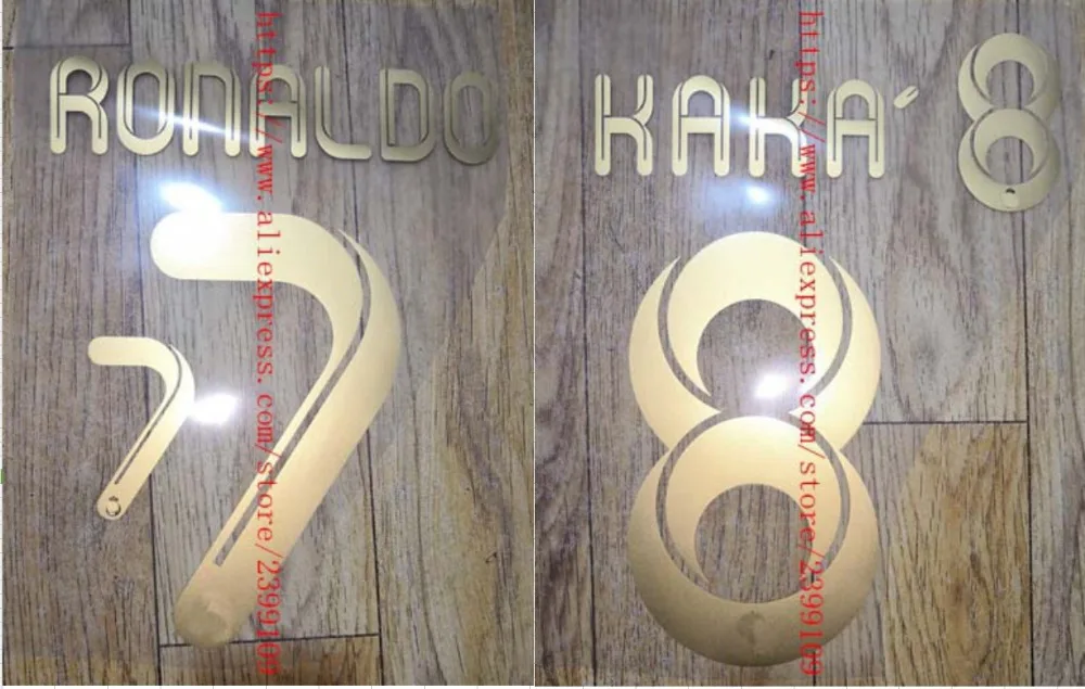 

2011-2012 home RONALDO KAKA name numbering nameset nameset patch badge