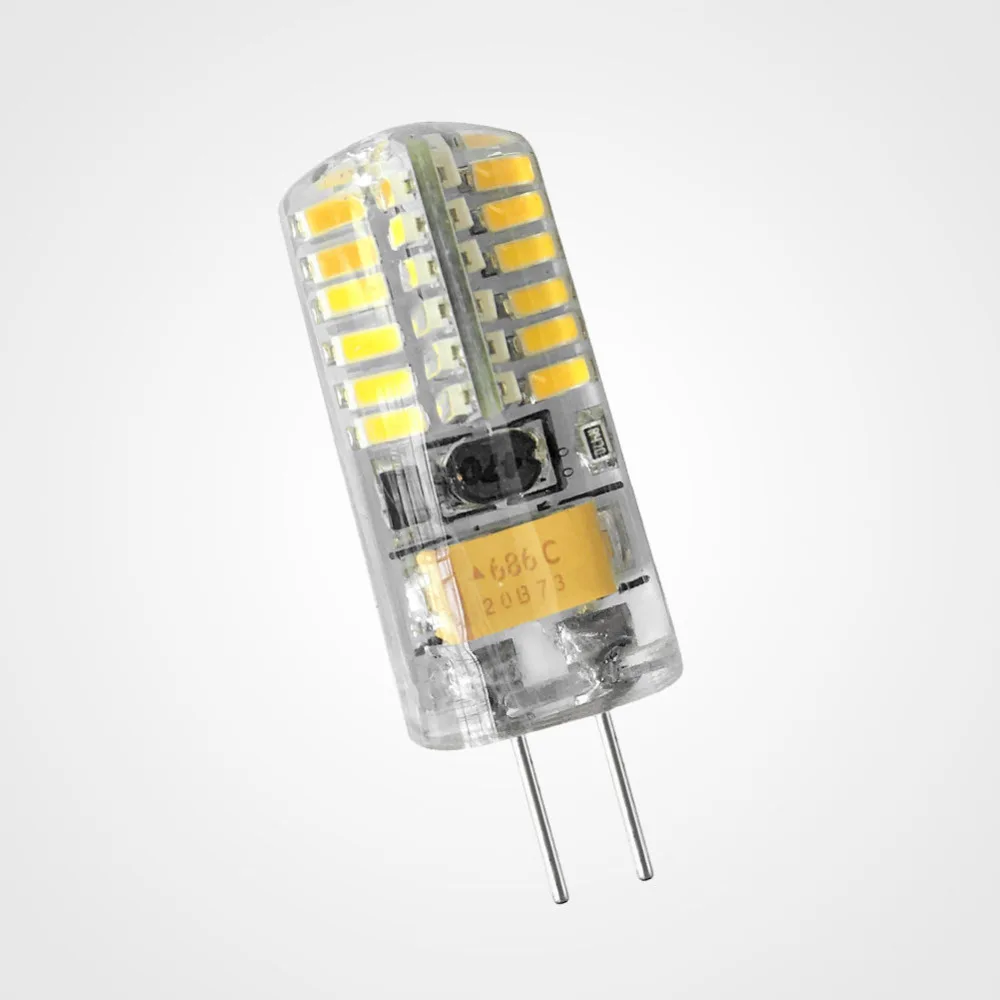 Сменная галогенная Светодиодная лампа G4 SMD 3014 2835 AC DC 12 В 220 3 Вт 5 9 10 20 30 угол