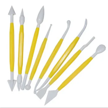 

8pcs/set Polyform Sculpey Tools Set For Shaping Clay Playdough Tools Toys Plastic Clay Sculpting Set Polymer Modeling Clay Tools