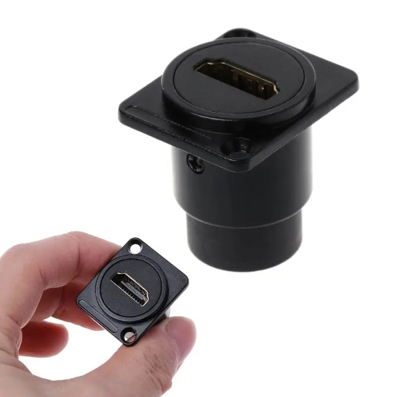 HDMI D-type RJ45 розетка сетевая втулка Шасси Панель Крепление аудио разъем металлический HD авиационный кабель Cat5e Cat6 HDMI D-type RJ45 розетка сетевая втулка Шасси Панель Крепление аудио разъем металлический HD авиационный кабель Cat5e Cat6