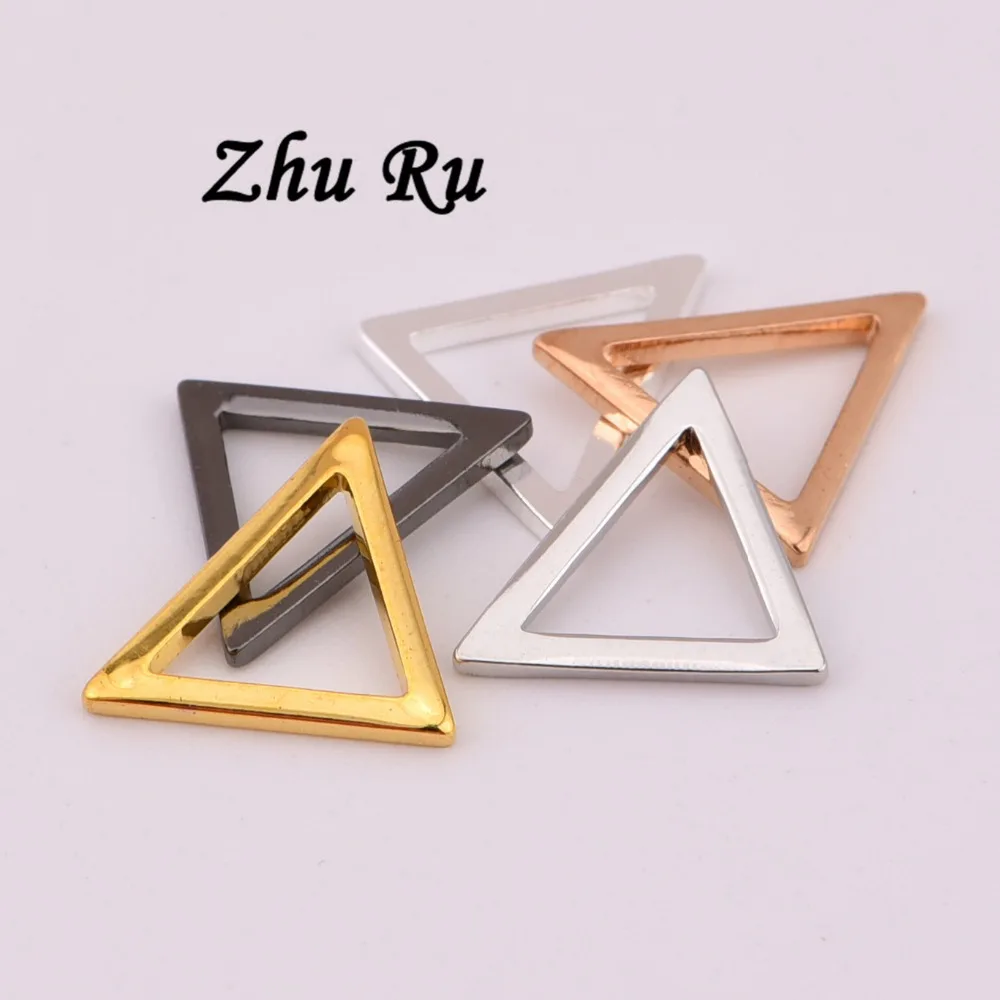 ZHU RU 10 шт./лот DIY модные ювелирные изделия треугольные подвески для подвесок