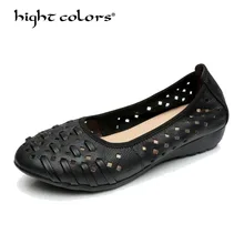 2017 Genuine Leather Round Toe Women Flat Shoes BROWN+BLACK+KHAKI+ORANGE+BEIGE Leisure Lady Casual Shoes Hollow Women's Loafers цена 2017 Genuine Leather Round Toe Women Flat Shoes BROWN+BLACK+KHAKI+ORANGE+BEIGE Leisure Lady Casual Shoes Hollow Women's Loafers цены онлайн