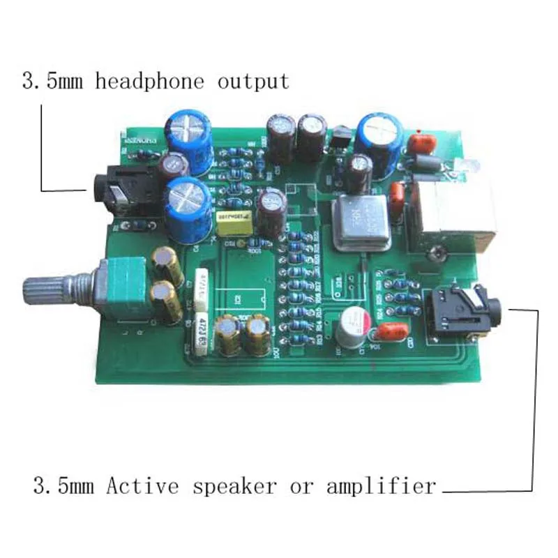 HiFi Цифровой аудио декодер DAC ES9023 PCM2706 внешняя OTG звуковая карта с AD823 усилитель для наушников