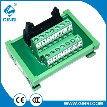 

GINRI JR-14TBC MIL connector breakout board amplifier IDC Interface Modules for Flat Ribbon Cables