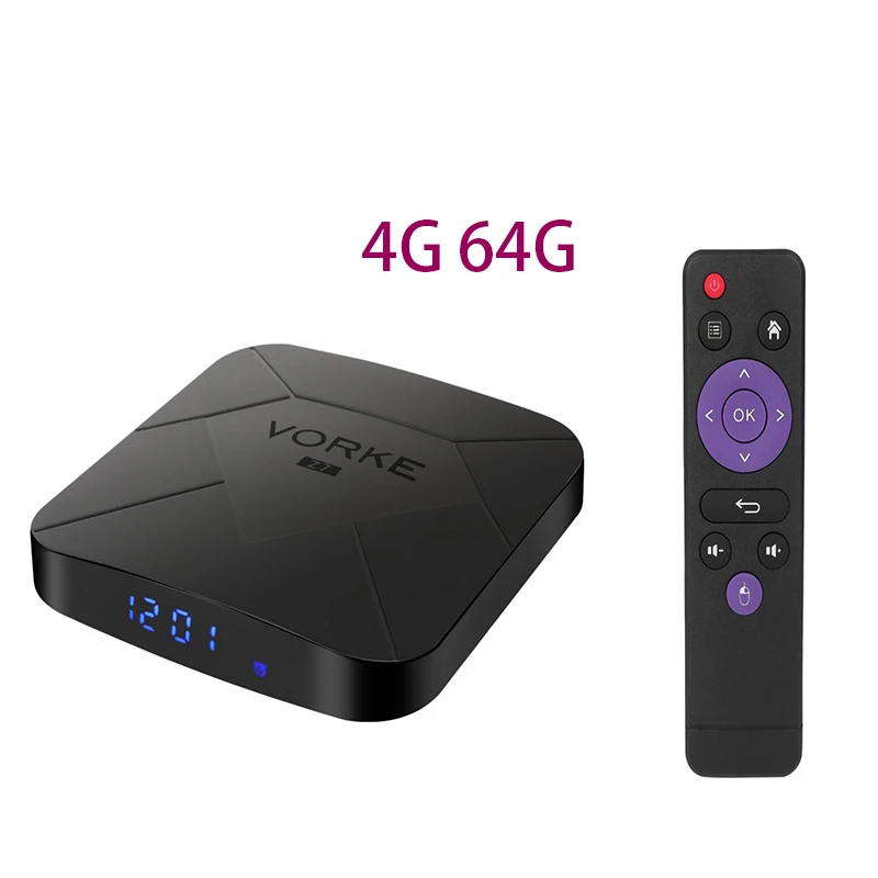 Vorke Z7 Android 9,0 tv Box 4 ГБ/64 Гб Allwinner H6 Smart tv Box четырехъядерный USB 3,0 6K HDR Google плеер Youtube лучше, чем TX6 - Цвет: 4G 64G