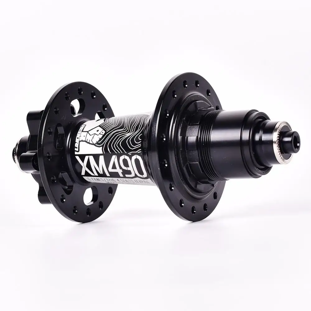 Bicycle hub 141*10mm QR KOOZER XM490 72 ring four Palin mountain bike hub rear quick release 32 holes 8 9 10 11speed