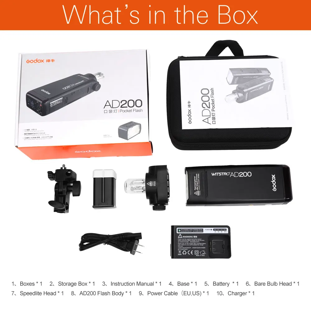 Godox-AD200-200Ws-2-4G-TTL-Flash-Strobe-1-8000-HSS-Cordless-Monolight-with-2900mAh-Lithimu (1)