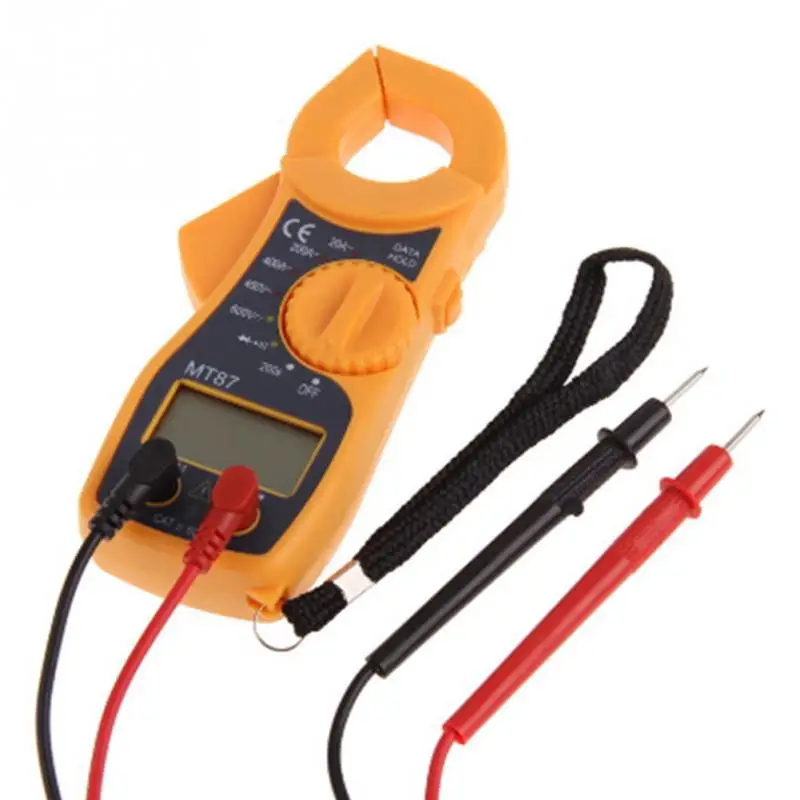 

Portable MT87 LCD Digital Clamp Meters Multimeter With Measurement AC/DC Voltage Tester Current Resistance Multi Test