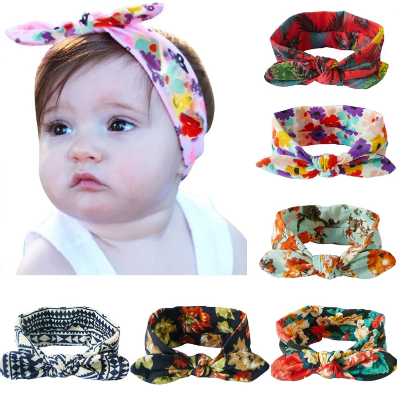 

Headband Bow For Girl Rabbit Ear Hairbands Turban Knot Turbans Accessoire Faixa Cabelo Para Girl