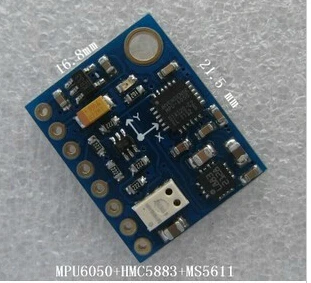 

Hot sell GY-86 10DOF MS5611 HMC5883L MPU6050 module MWC fly control sensor module GY86