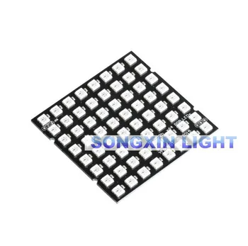 

For Arduino Brand New WS2812B WS2812 8*8 64-Bit Full Color 5050 RGB LED Lamp Panel Light For Arduino 8x8 64