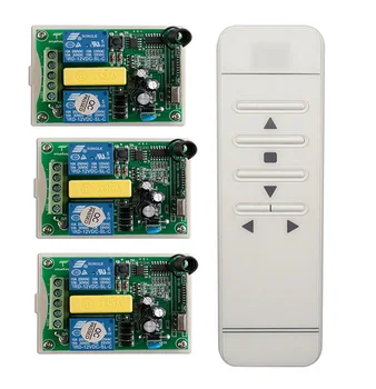 

AC220V Digital display intelligent RF remote control switch +3*receiver/ projection screen/Tubular motor garage door / shutters