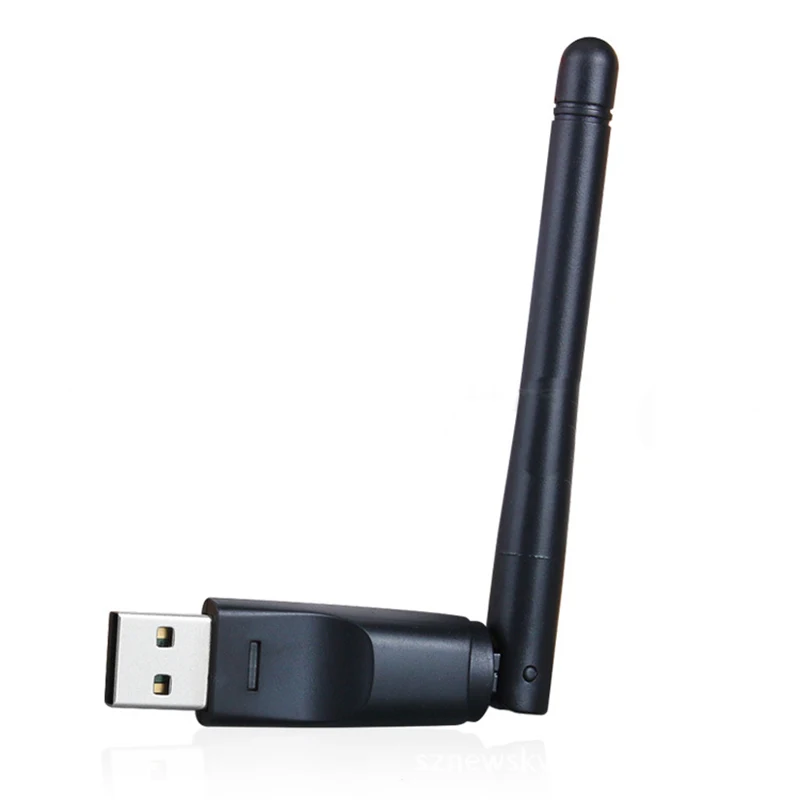 Chielecna Горячая Ralink RT5370 150M USB 2,0 WiFi беспроводная сетевая карта 802,11 b/g/n LAN адаптер с поворотная антенна
