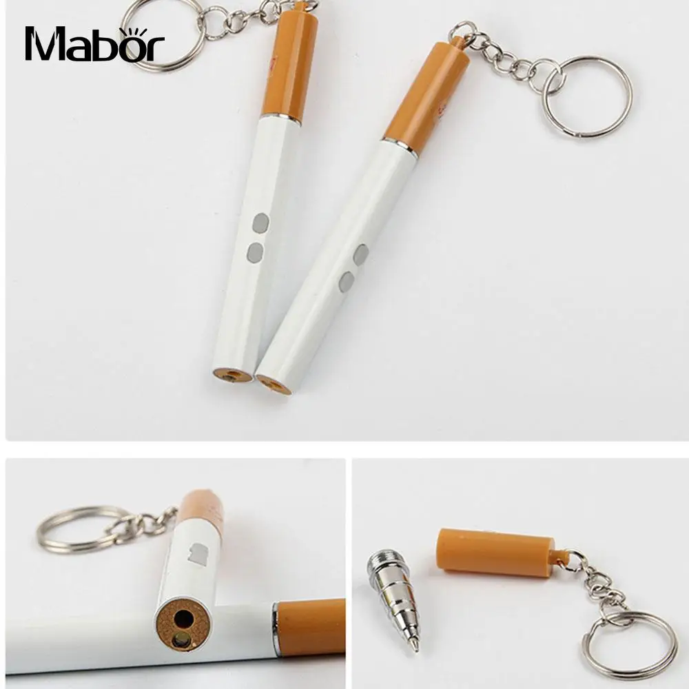 

LED Laser Pointer Pen Keychain Laser Light Multi-Function Cigarette Creative Flashlight Simulation Pointer Pen