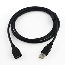 Boa Qualidade 1.5 M 5ft USB 2.0 CABO de EXTENSÃO A MACHO PARA UMA FÊMEA de CHUMBO