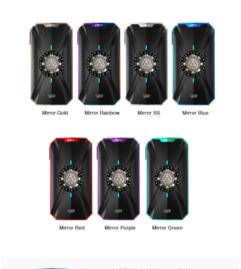 original IJOY ZENITH 3 mod with dual 20700 batteries 360W box mod zenith 3 semi-mechanical box mod vs captain pd270 mod Vape Mod (1)