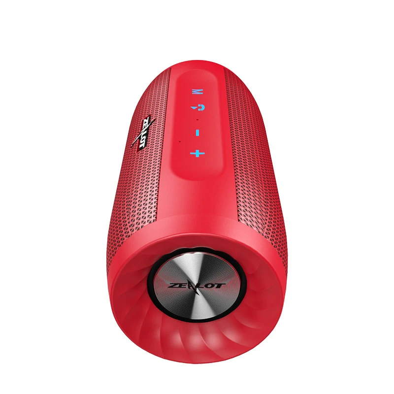 ZEALOT S16 HiFi Портативная bluetooth колонка сабвуфер 3D стерео 4000 мАч уличная