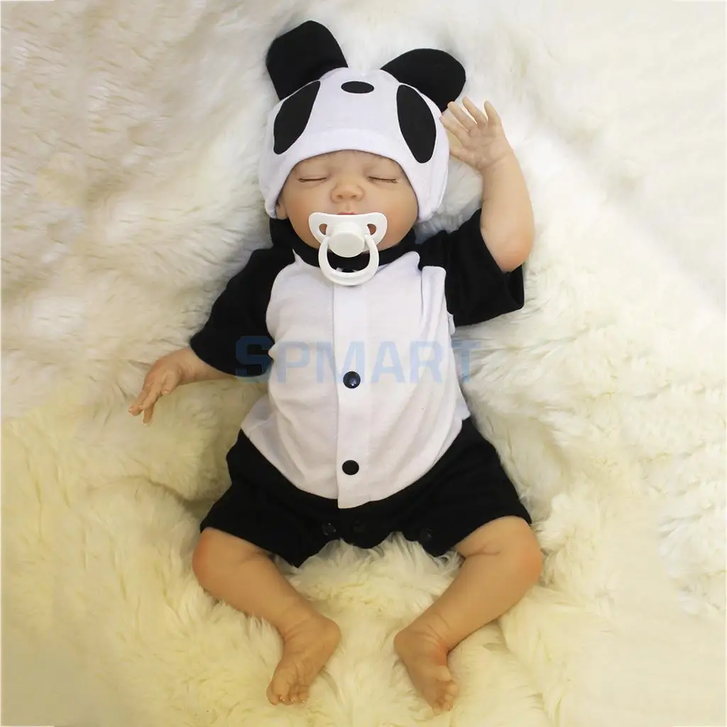 

Real Looking Vinyl 18inch Reborn Kits Baby Doll Lifelike Newborn Toddler Doll Kids Birthday Gift Festival Gift