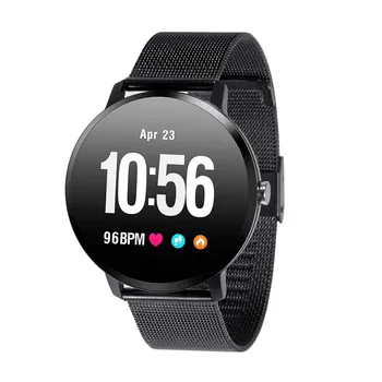 

Smartwatch V11 Fitness tracker IP67 waterproof Activity tracker Tempered glass Heart rate monitor Bracelet Men women Smart Band