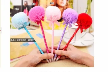 

mix ship lovely bowknot design ballpoint pen cute cartoon roller ballpoint pen school prize gift kawaii korea ballpoint pen 36pc