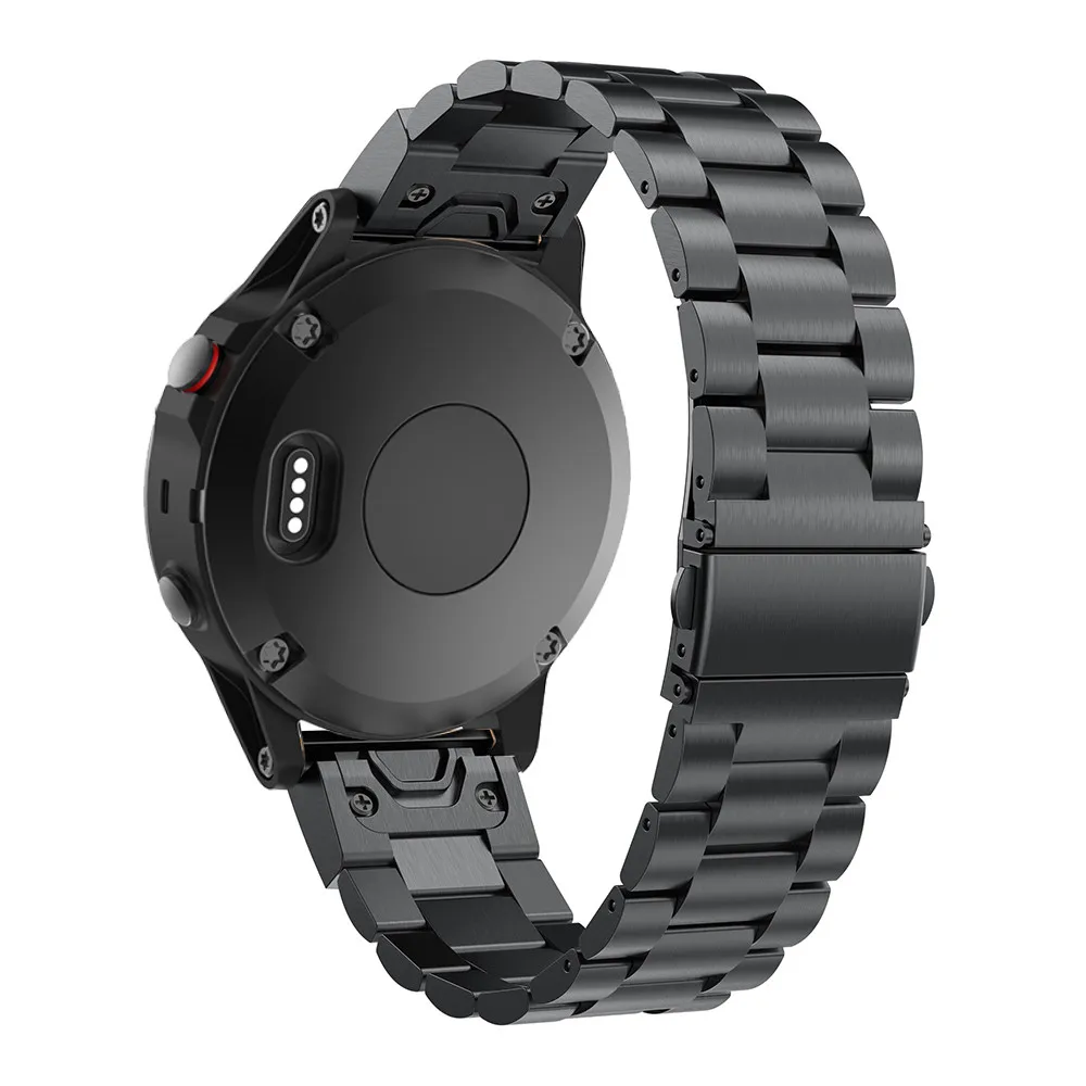 Ремешок для часов из нержавеющей стали для Garmin Fenix 5X 5x Plus для Garmin Fenix 3 3 HR 26 мм металлический сменный смарт-браслет