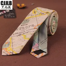5 см галстук тонкий новая карта дизайнерские галстуки с принтом повседневные Узкие галстуки для мужчин хип-хоп вечерние Клубные хлопковые обтягивающие галстук-платок