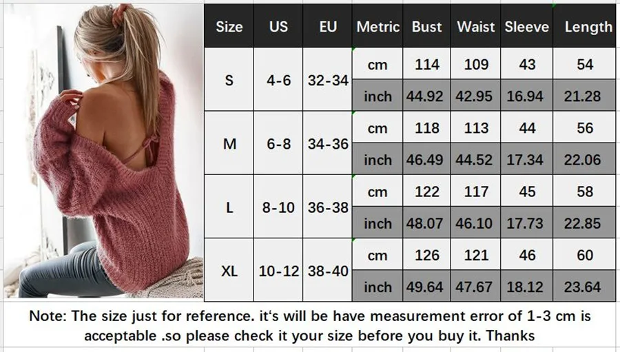 MISAUU, Осень-зима, женские свитера, пуловеры, Корейская сексуальная открытая спина, длинный рукав, Повседневный свитер, большие размеры, вязанные Джемперы, Sweter mujer