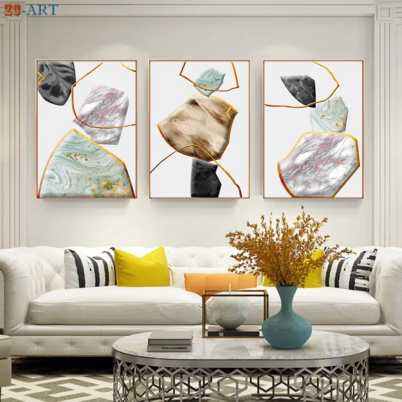 

Pastel Color Wall Art Abstract Painting Decoration Wall Pictures for Living Room Canvas Painting Large Posters and Prints