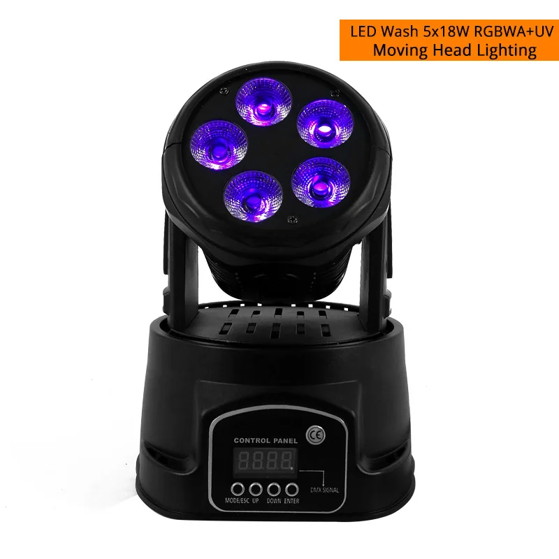 LED Wash 5x18W Светодиодный 36x18 Вт светодиодный зум движущаяся головка 6в1 RGBWA УФ стирка DMX контроллер для ночного клуба DJ Дискотека вечерние украшения свадьбы - Цвет: LED Wash 5x18W