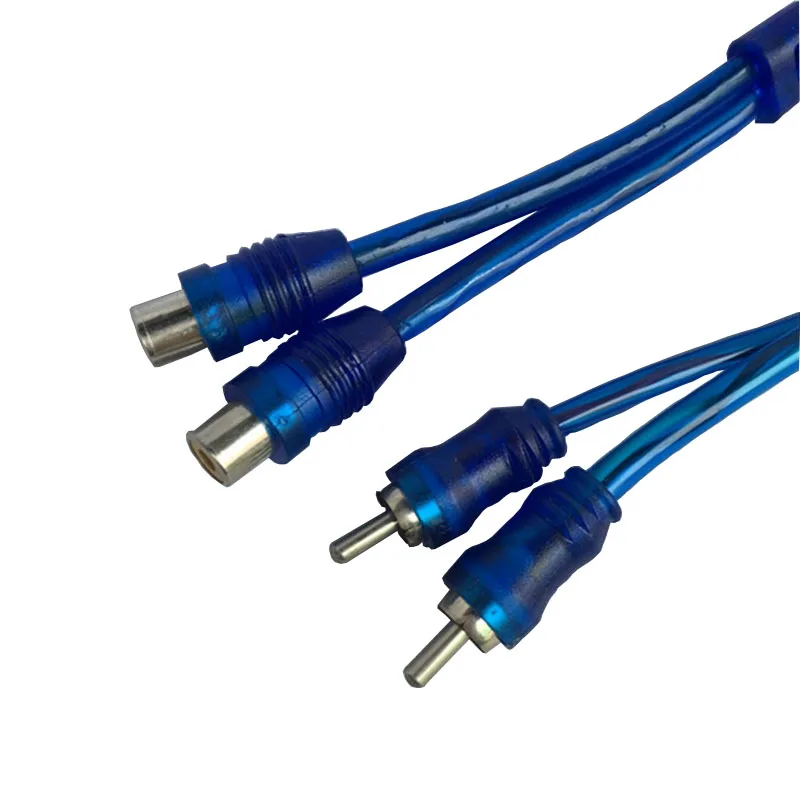 Автомобильная аудиосистема из ПВХ синий цвет 200 мм Мама папа линия Лотос RCA Папа