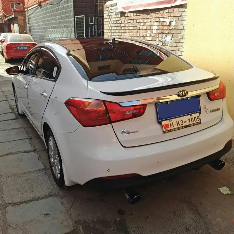 Спойлер на заднее крыло для KIA Forte K3 2016 2017 2018 2019 спойлеры крыльев багажника