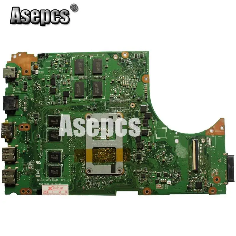 Asepcs S451LN материнская плата для ноутбука ASUS для ASUS S451 S451L V451 V451L S451LN S451LB тестовая оригинальная материнская плата I7 cpu