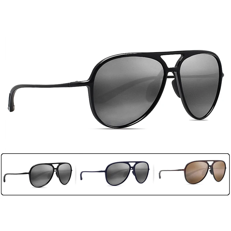 Polarized Sunglasses Men Ultralight Tr90 Pilot Sport Driving Cycling Fishing Golf UV400