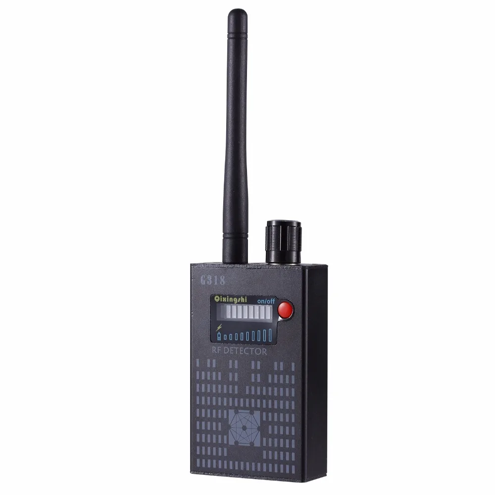 

Hot Pro RF Spy Bug Detectors Full Frequency Scanner Sweeper GSM CDMA GPS Tracker Detectors Signal Finder