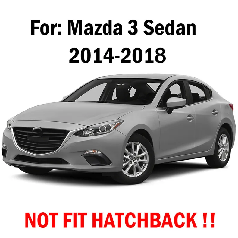 Подкладка для багажника автомобиля коврик напольный поднос грязи Mazda 3 Mazda3 4 Dr Sedan