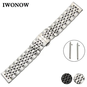 

Stainless Steel Watch Band 20mm 22mm for Timex Weekender Expedition Quick Release Strap Butterfly Buckle Wrist Belt Bracelet