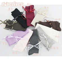 Платье принцессы милые чулки-Лолита Сапоги выше колена однотонные хлопковые колготки студенческие колготки GTW100