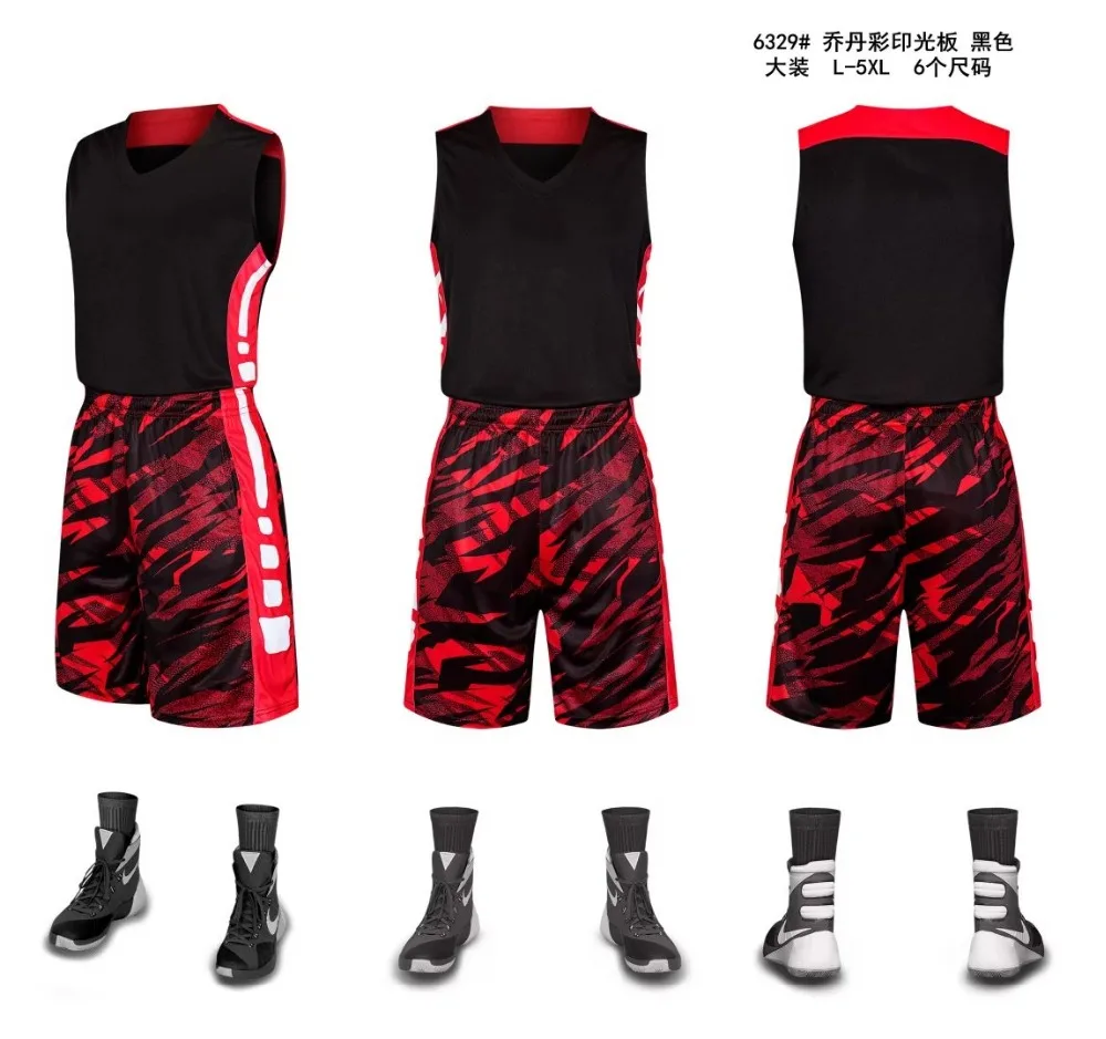 Men blank basketball jerseys men basketball sets male running suit