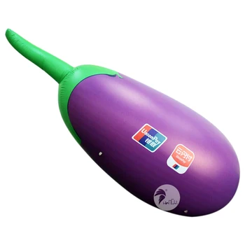 

Farm Activity Advertising Promotion PVC Giant Inflatable Vegetable Eggplant Model Balloon