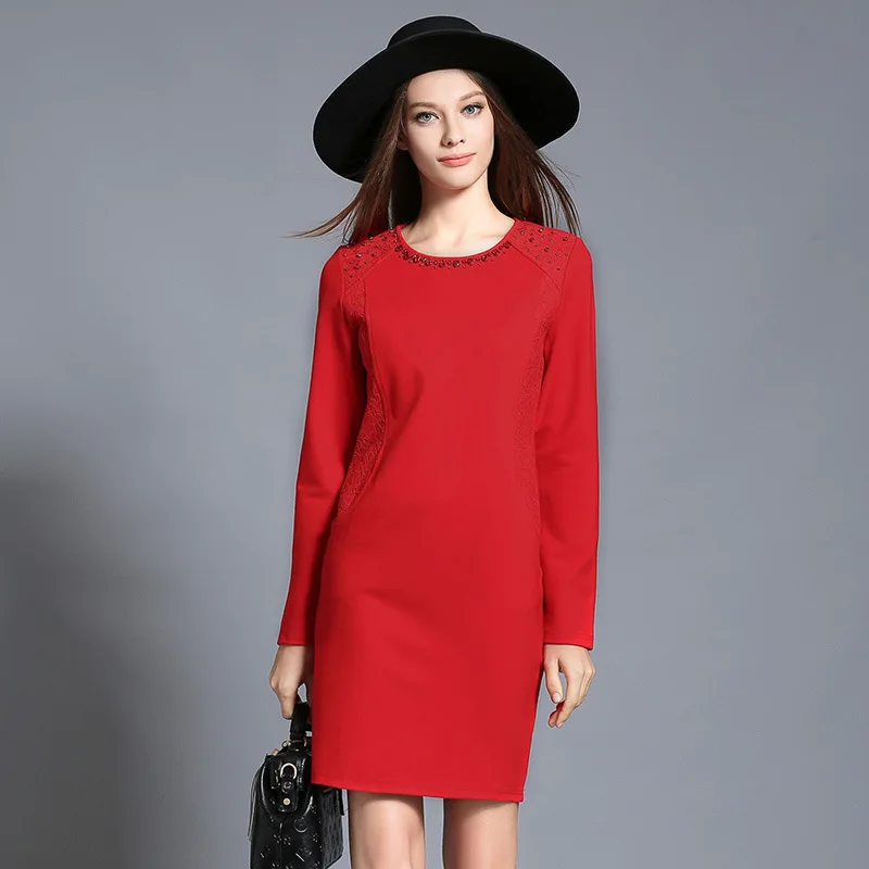 ladies red dresses sale