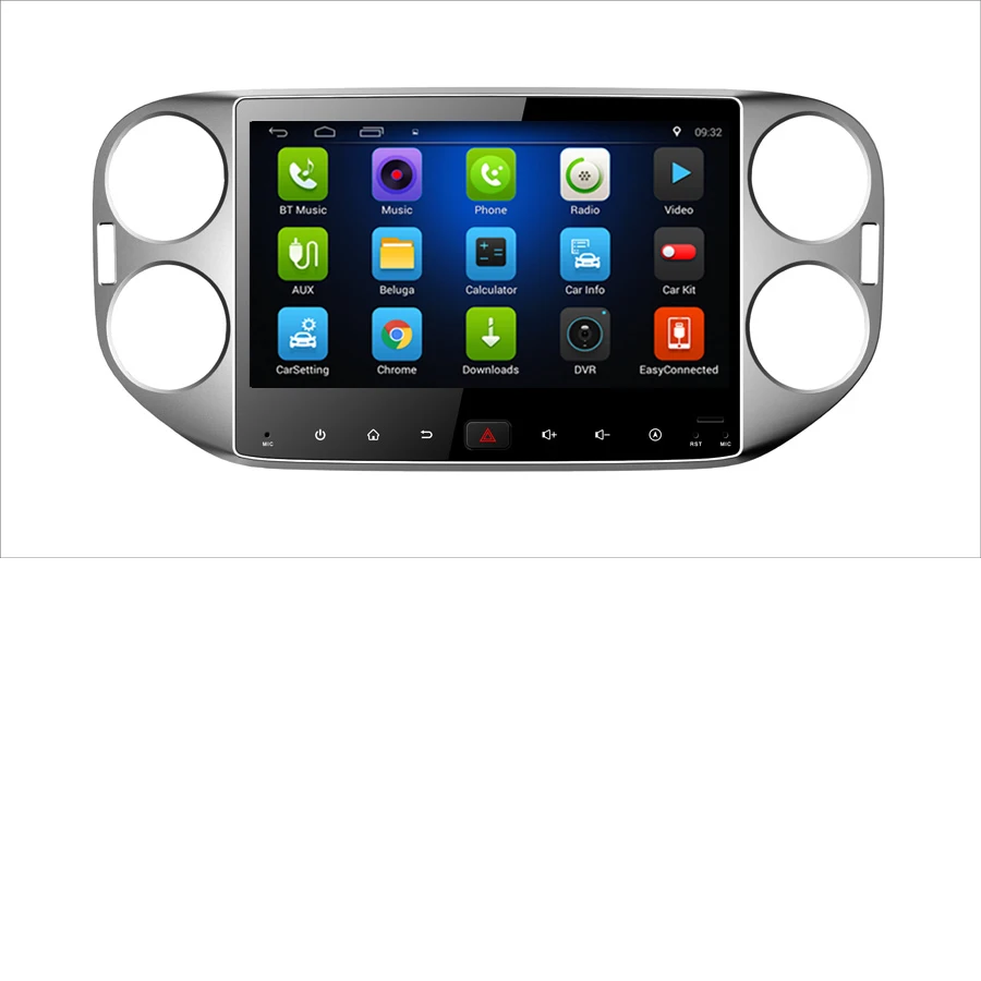 Excellent OTOJETA car accessories for  Tiguan L 2015 gps navi android8.1 autoradio stereo bluetooth headunit tape carplay player 5
