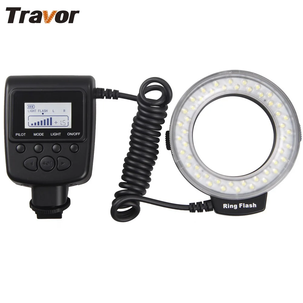 Travor Macro 48pcs LED Ring Flash Light RF550E For New SONY MIS Mirrorless Camera