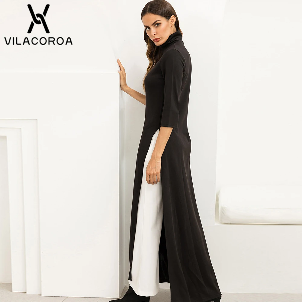 black bodycon shirt